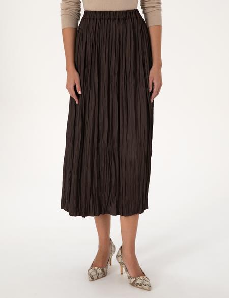 Kahverengi A Kesim Dokuma Etek - 50315695009