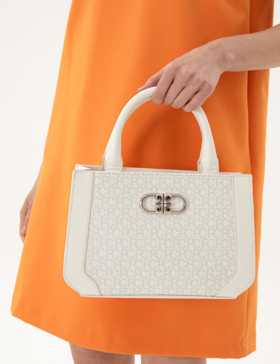 Beyaz Omuz Çantası