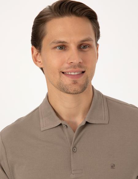 KAHVERENGI Slim Fit Basic Tişört - 50325323228