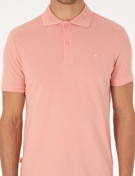 Gül Kurusu Slim Fit Basic Tişört - 50325323070