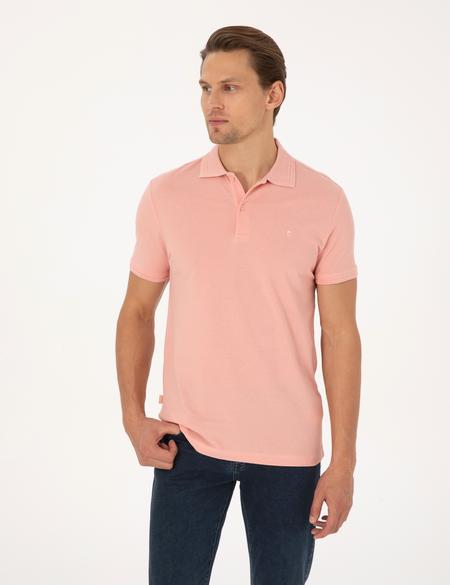 Gül Kurusu Slim Fit Basic Tişört - 50325323070