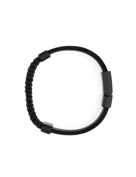 Siyah %100 Deri Bileklik - 50318543001