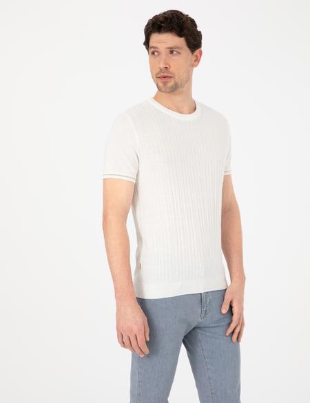 Ekru Slim Fit Kazak - 50303616001