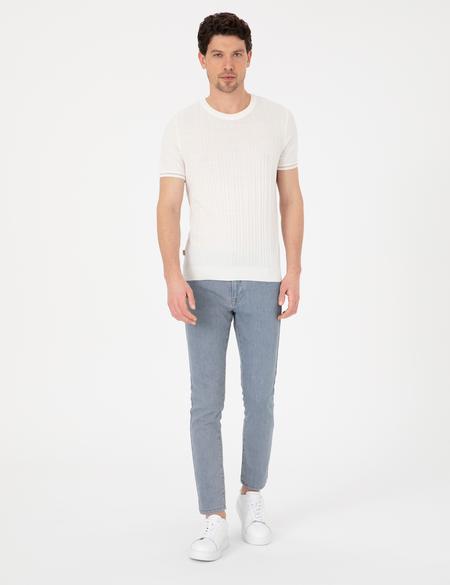 Ekru Slim Fit Kazak - 50303616001