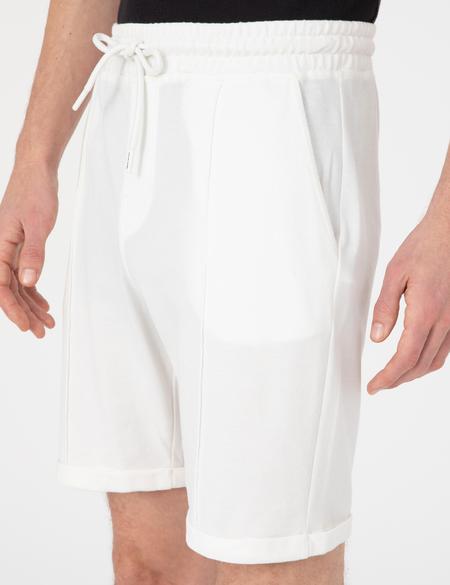 Ekru Regular Fit Örme Şort - 50310567029