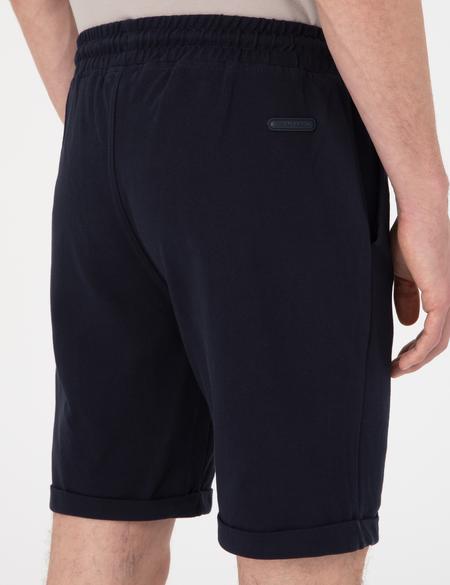 Lacivert Regular Fit Örme Şort - 50310567011