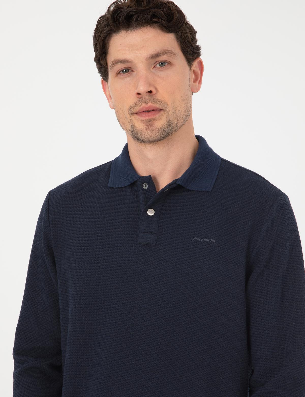 Lacivert Regular Fit Sweatshirt - 50311657007