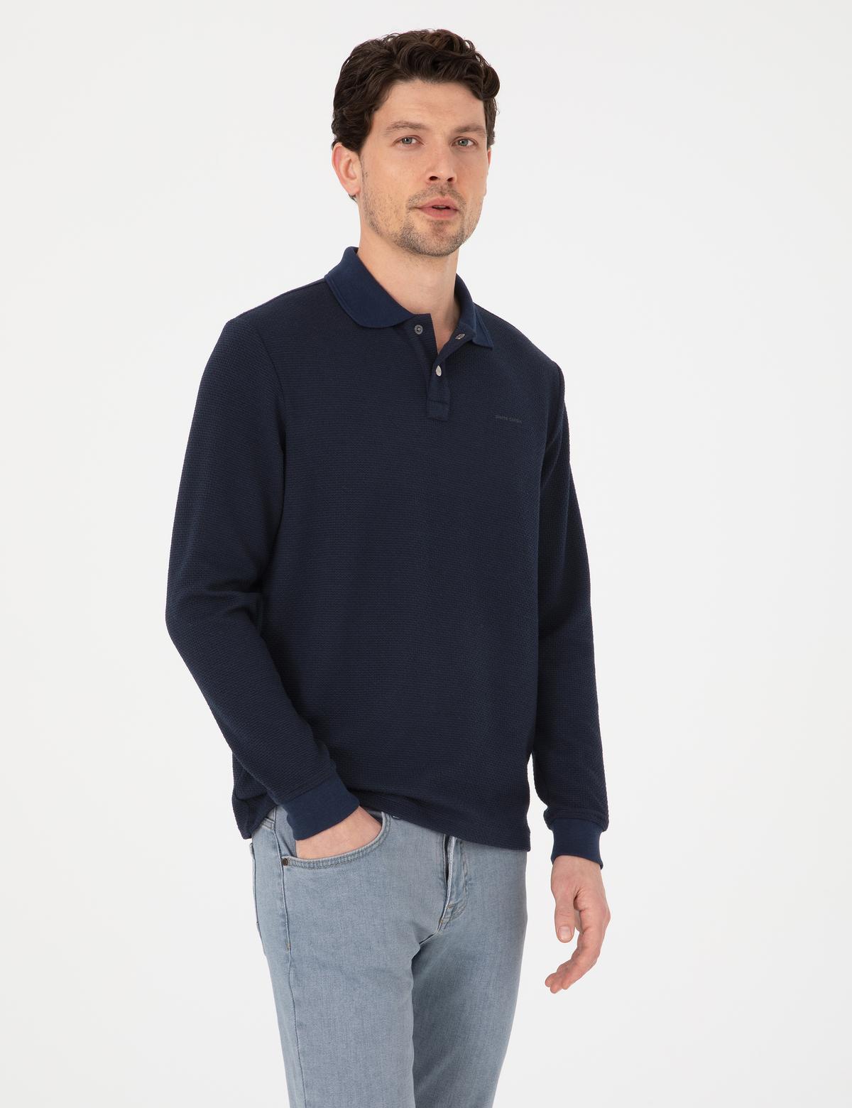 Lacivert Regular Fit Sweatshirt - 50311657007