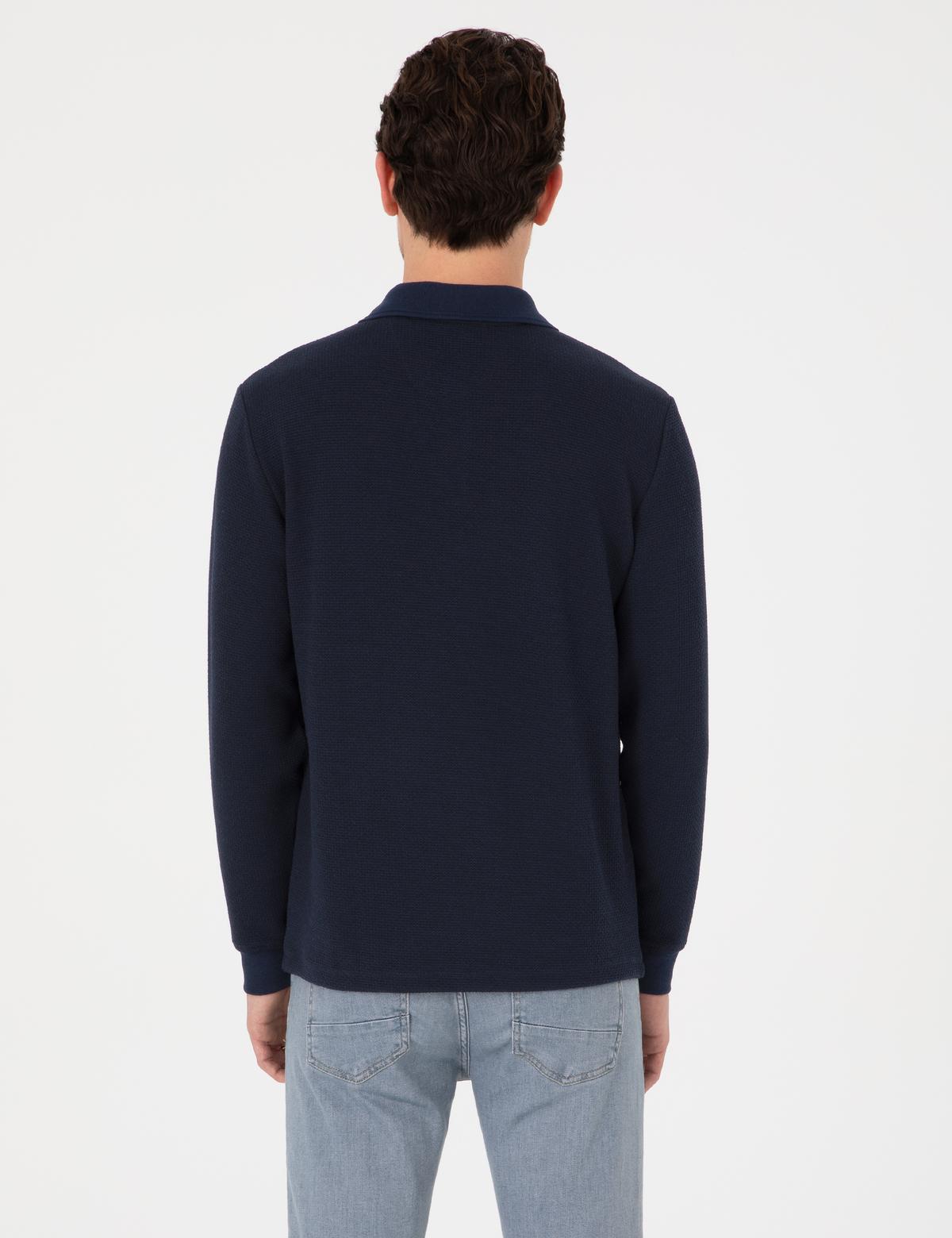 Lacivert Regular Fit Sweatshirt - 50311657007