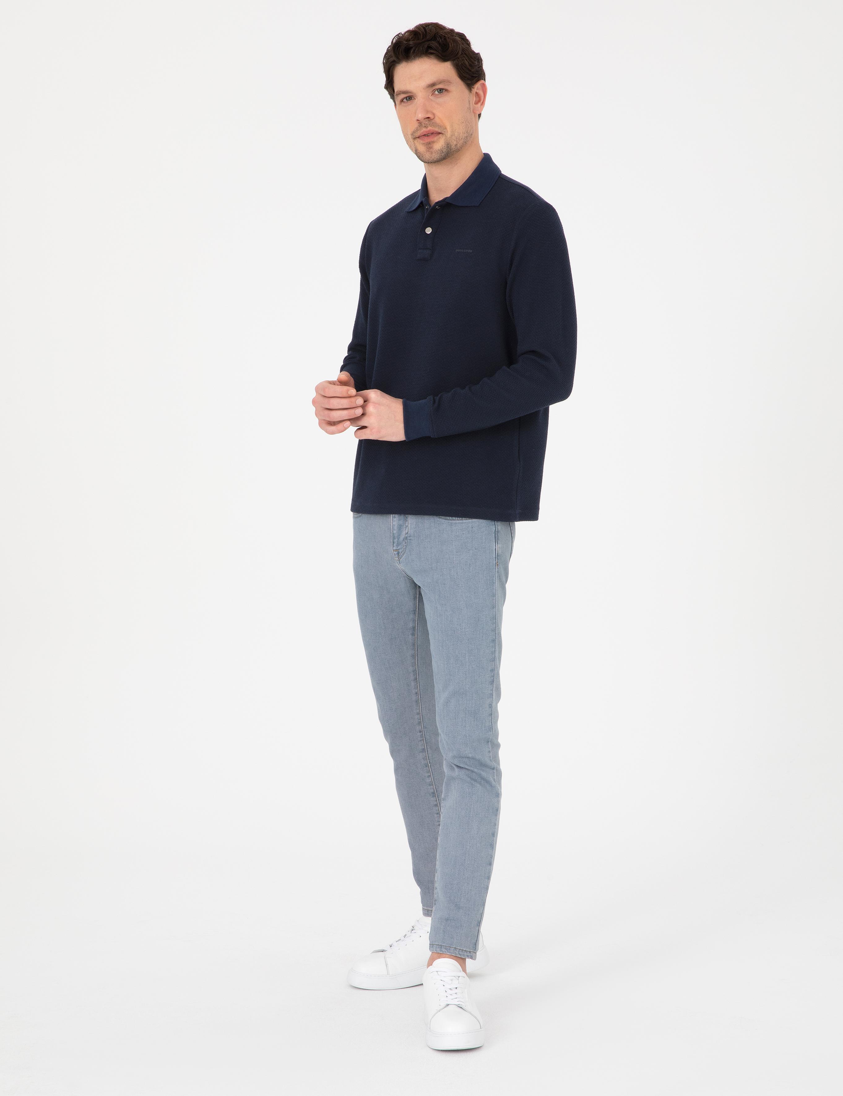 Lacivert Regular Fit Sweatshirt