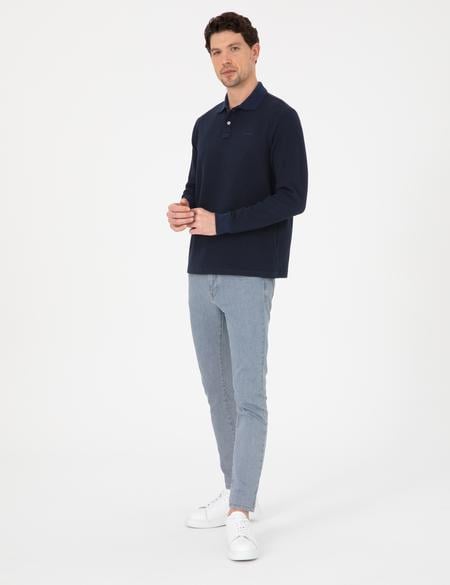 Lacivert Regular Fit Sweatshirt - 50311657007