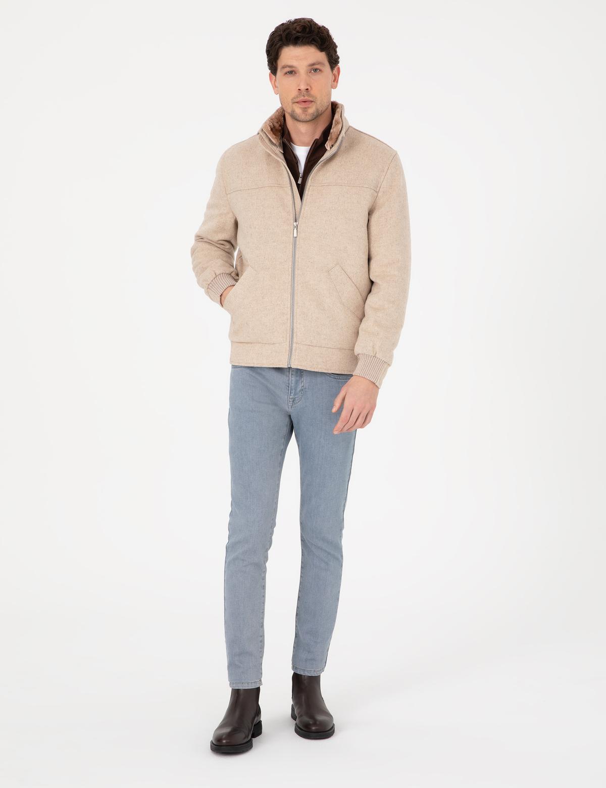 Krem Kaşe Mont - 50312084012