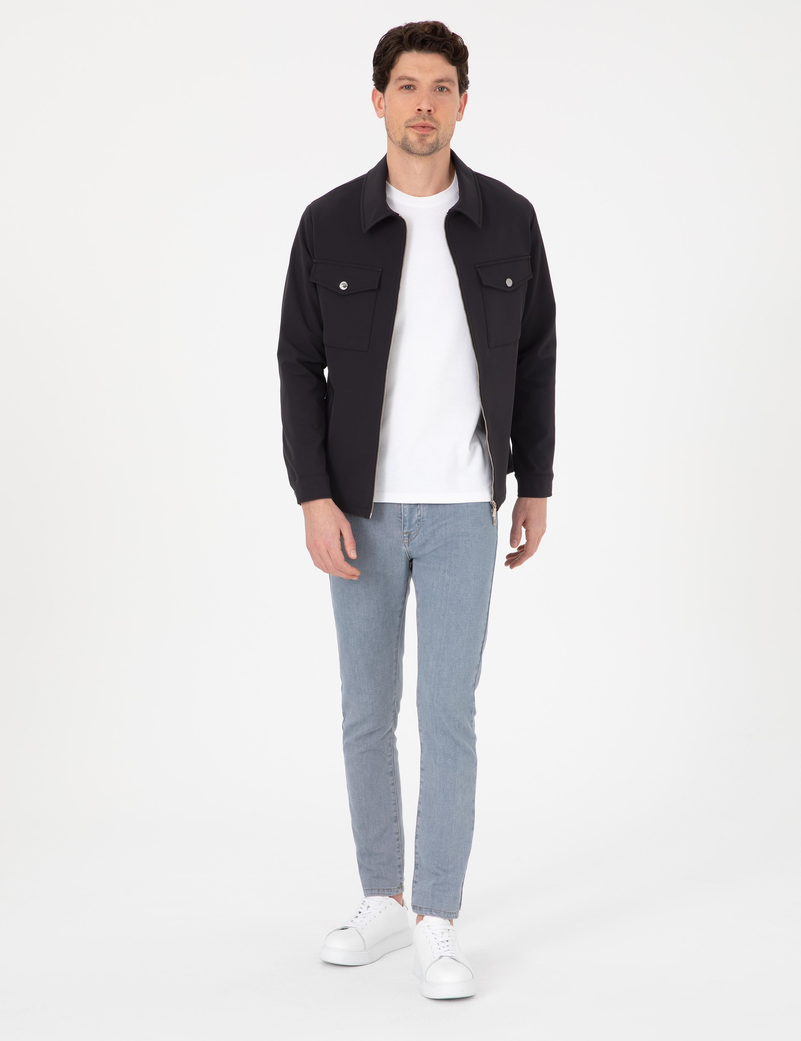 Siyah Regular Fit Ceket
