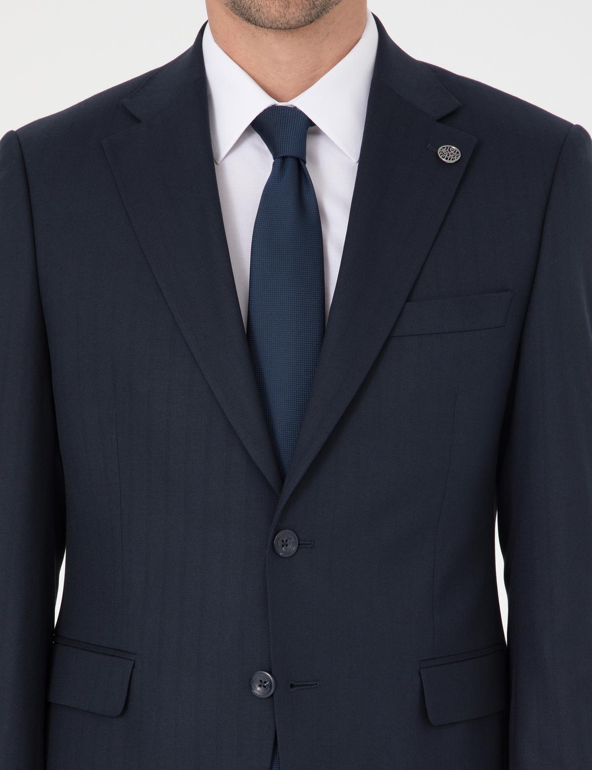 Lacivert Slim Fit Takım Elbise - 50311526047