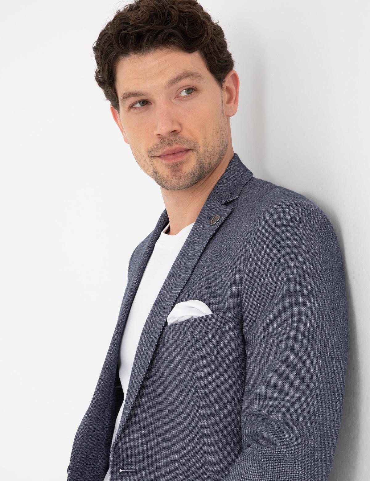 Lacivert Ex. Slim Fit Ceket - 50324253008