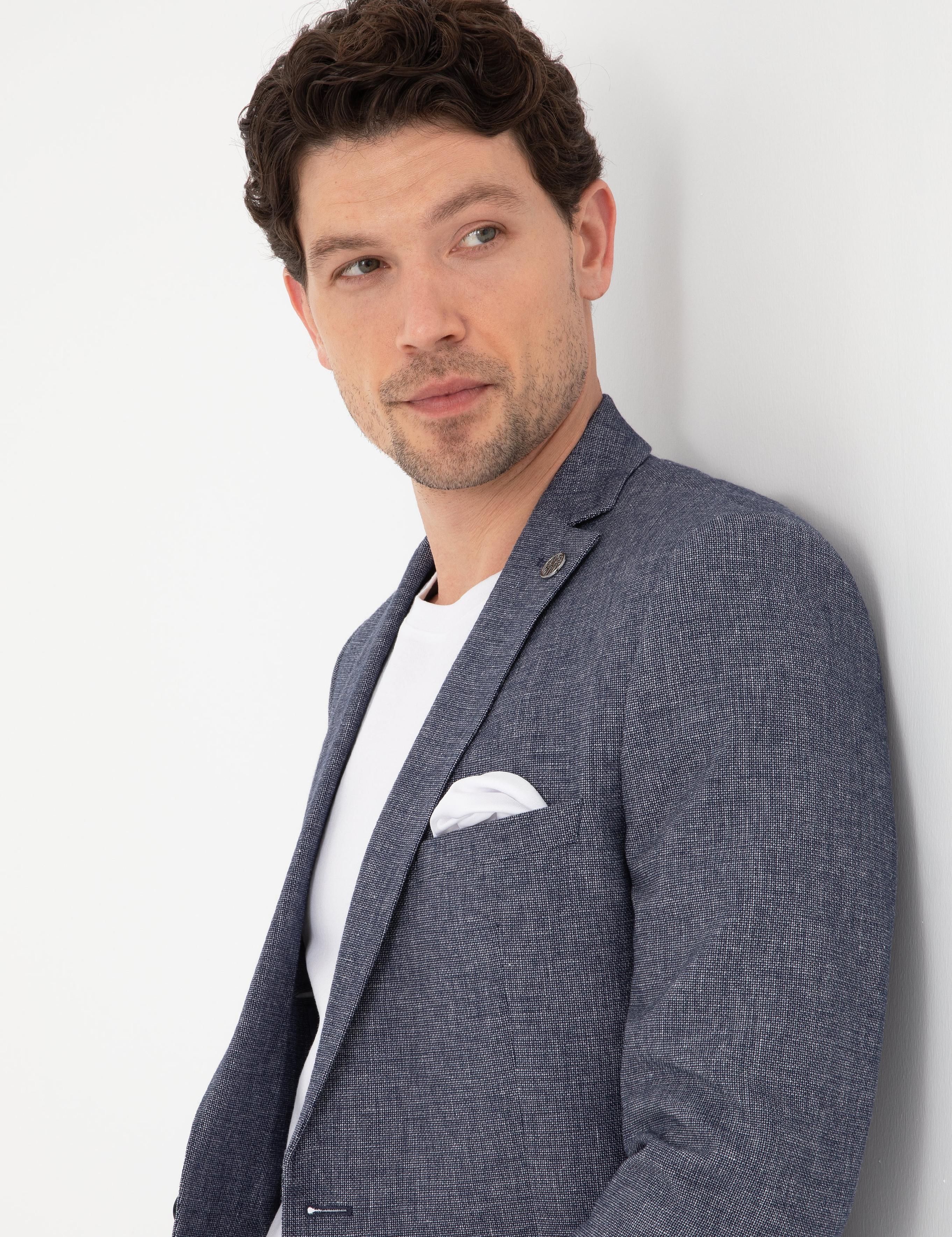 Lacivert Ex. Slim Fit Ceket