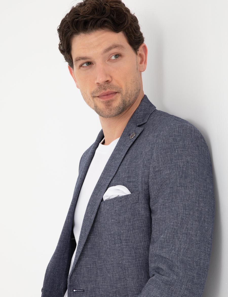 Lacivert Ex. Slim Fit Ceket