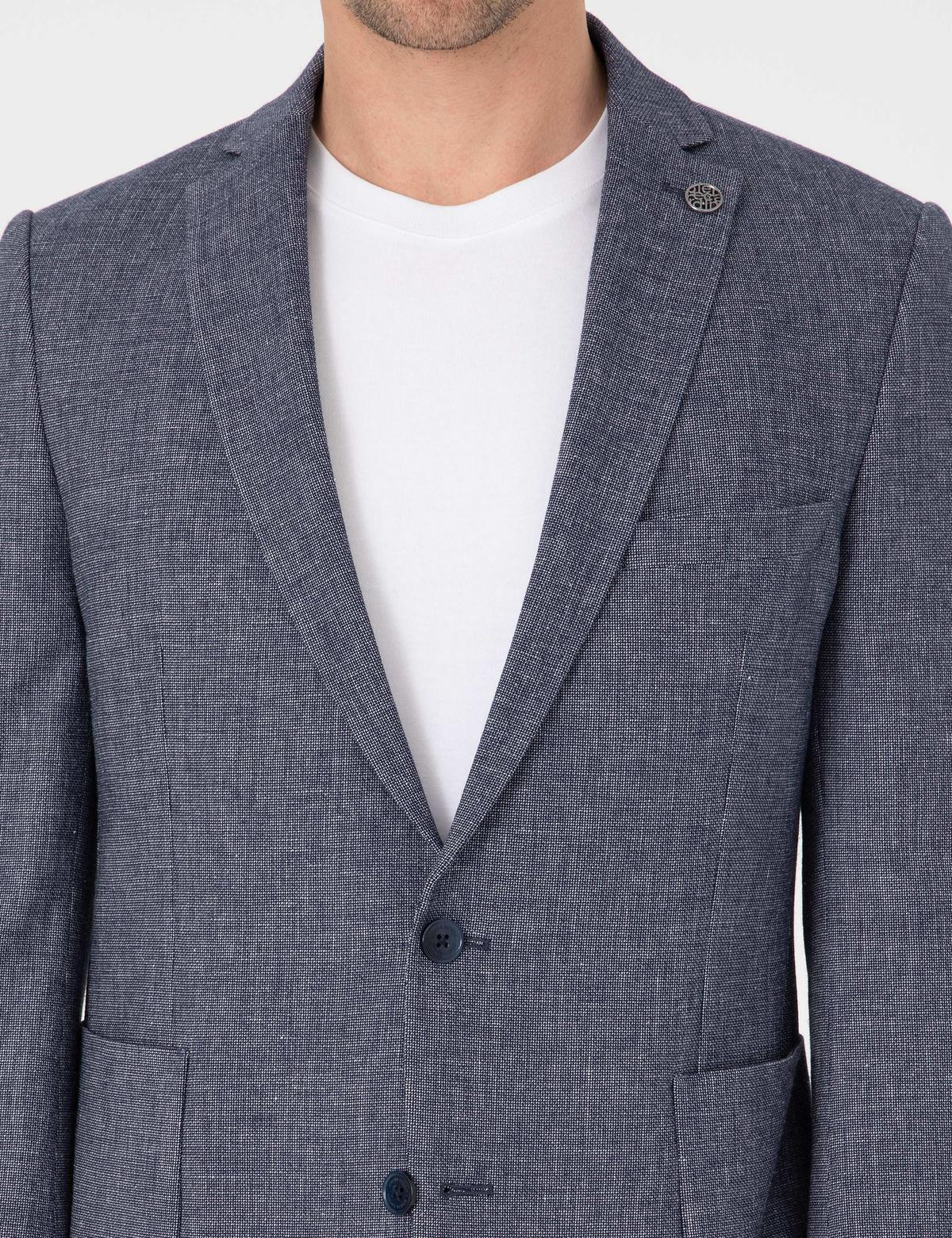 Lacivert Ex. Slim Fit Ceket - 50324253008