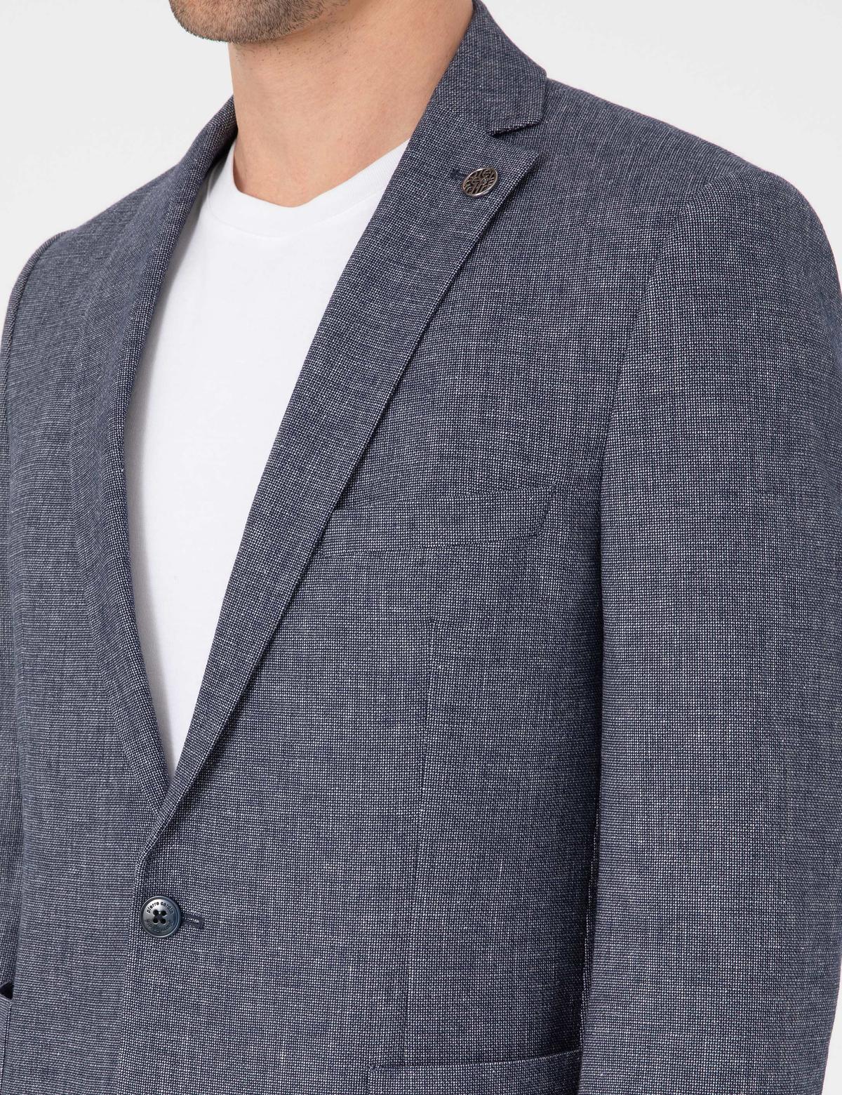 Lacivert Ex. Slim Fit Ceket - 50324253008