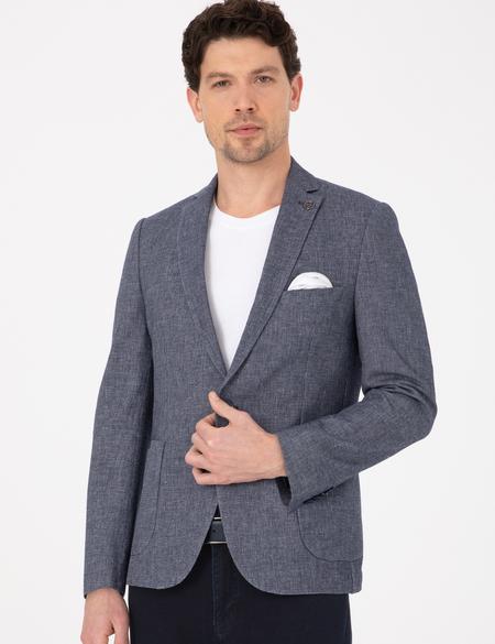 Lacivert Ex. Slim Fit Ceket - 50324253008