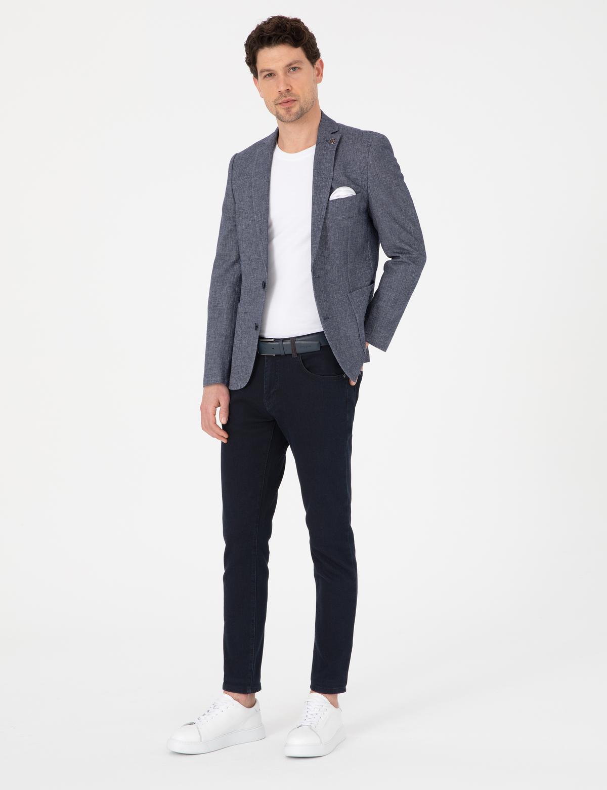 Lacivert Ex. Slim Fit Ceket - 50324253008