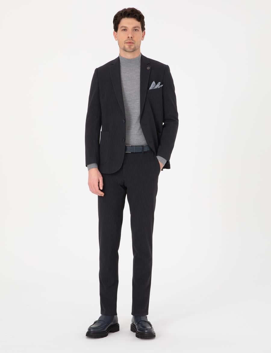 Lacivert Ex. Slim Fit Takım Elbise