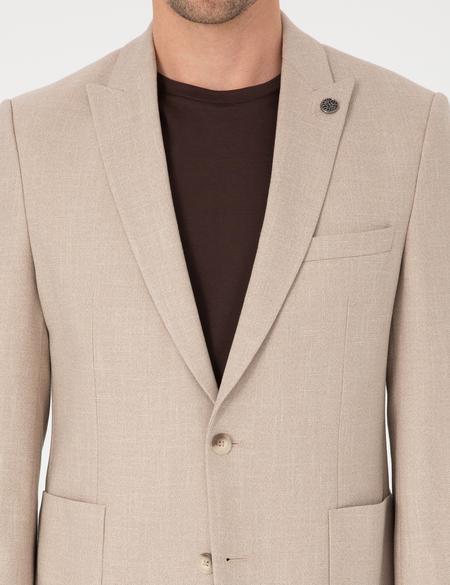 Açık Kahverengi Ex. Slim Fit Ceket - 50319595101