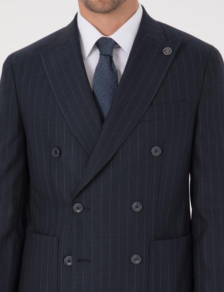 Lacivert Ex. Slim Fit Takım Elbise - 50319630020