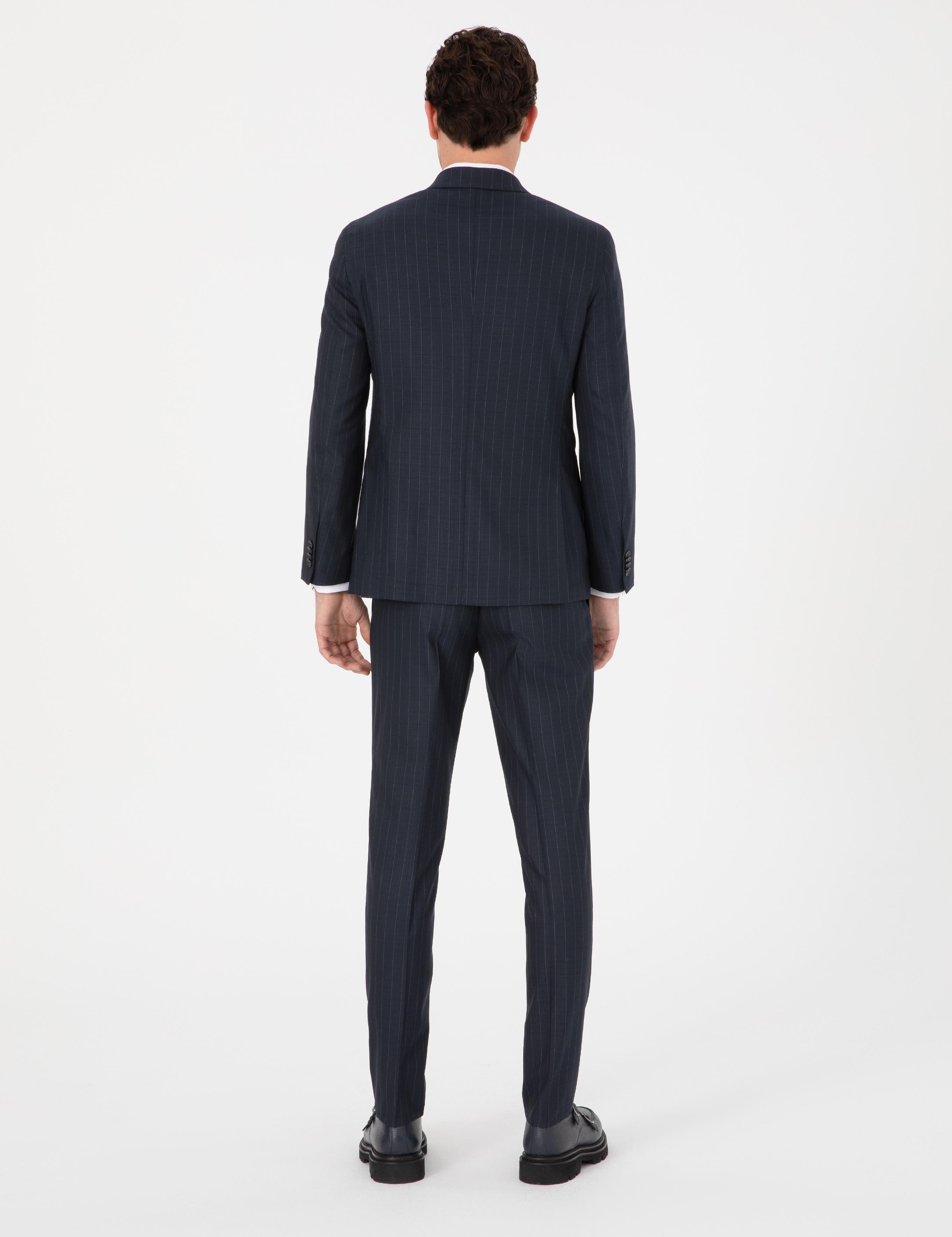 Lacivert Ex. Slim Fit Takım Elbise