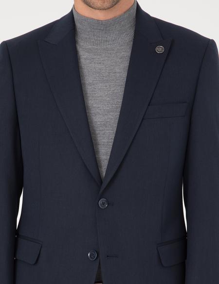 Lacivert Slim Fit Takım Elbise - 50324264053