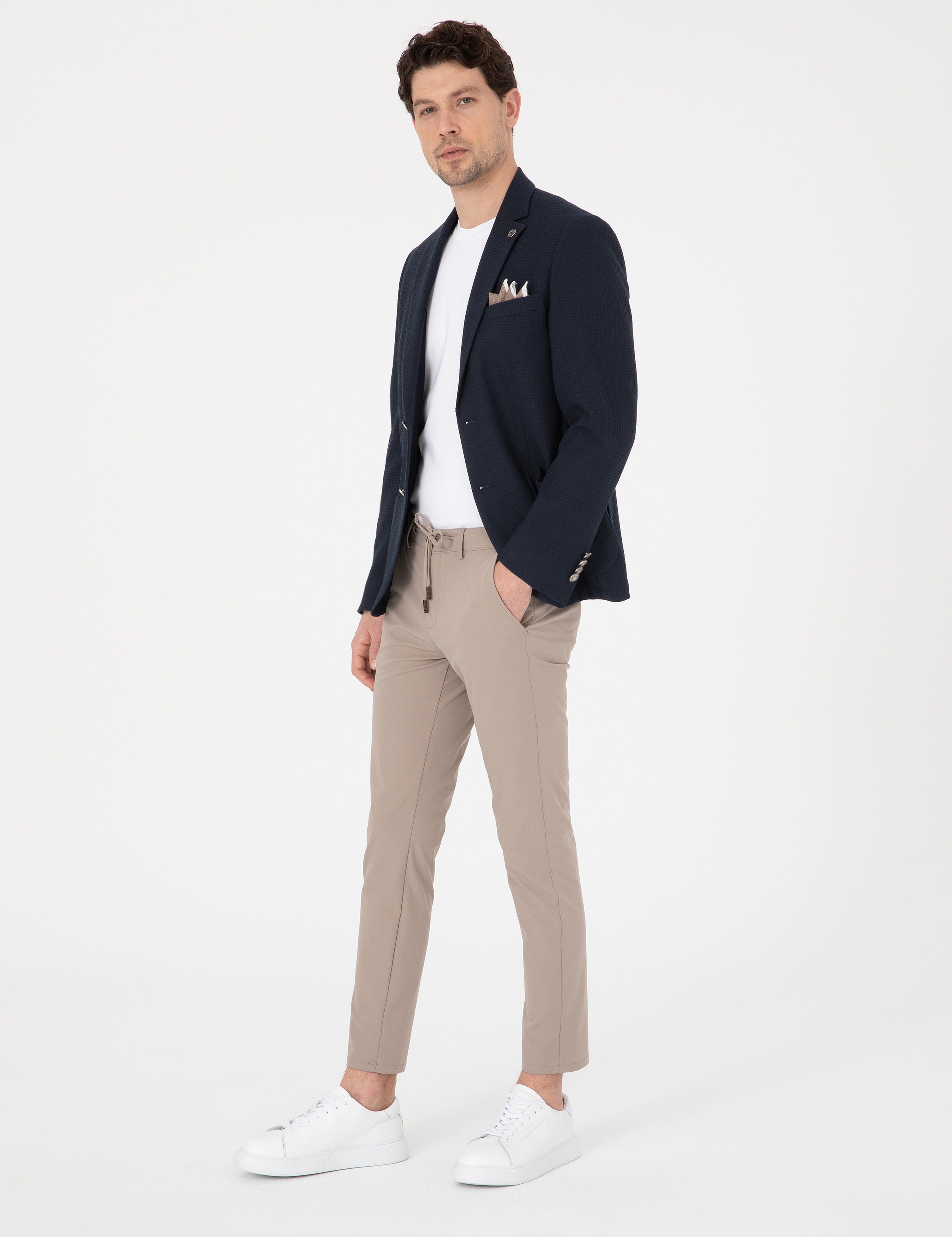 Lacivert Slim Fit Ceket