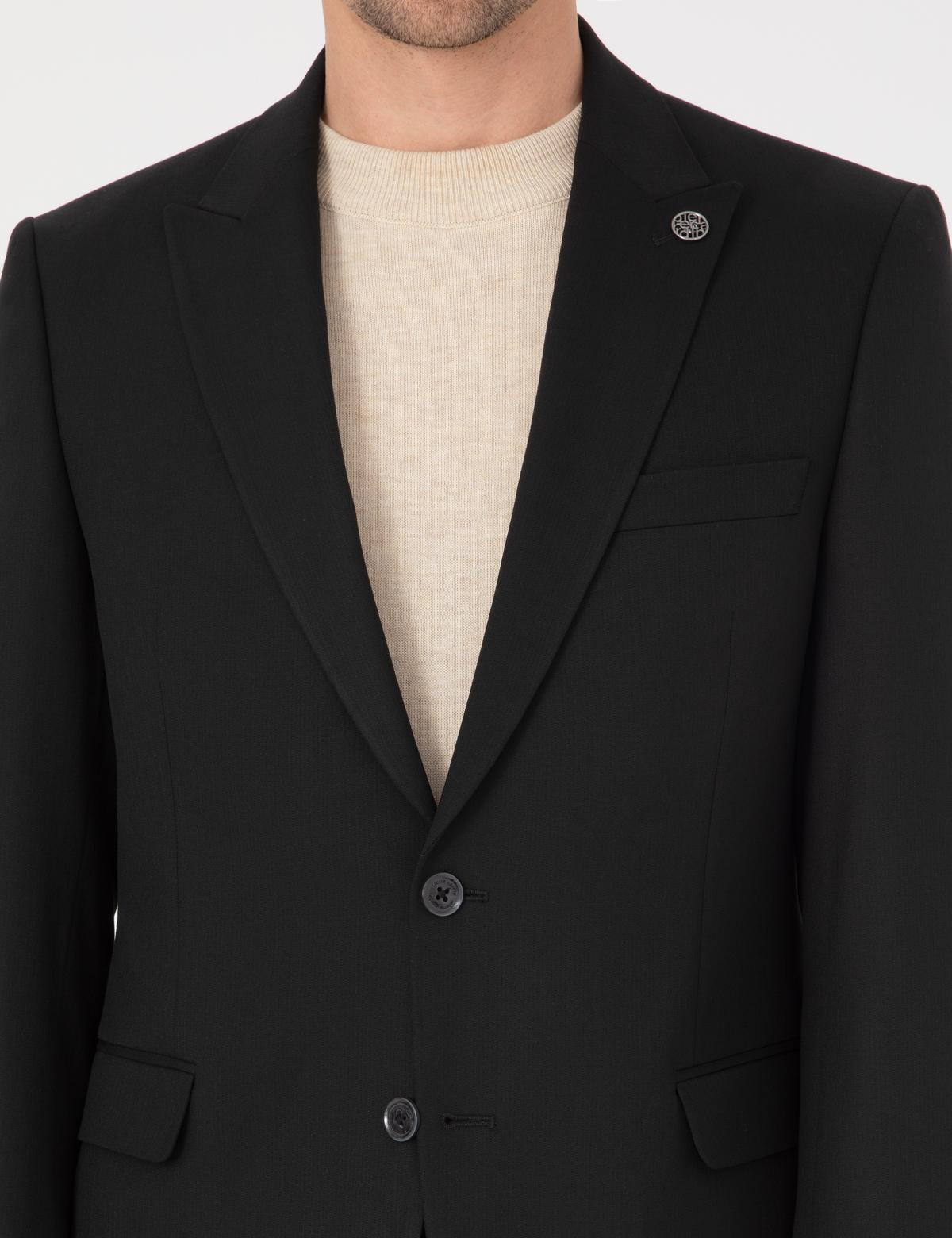 Siyah Slim Fit Takım Elbise - 50324264005