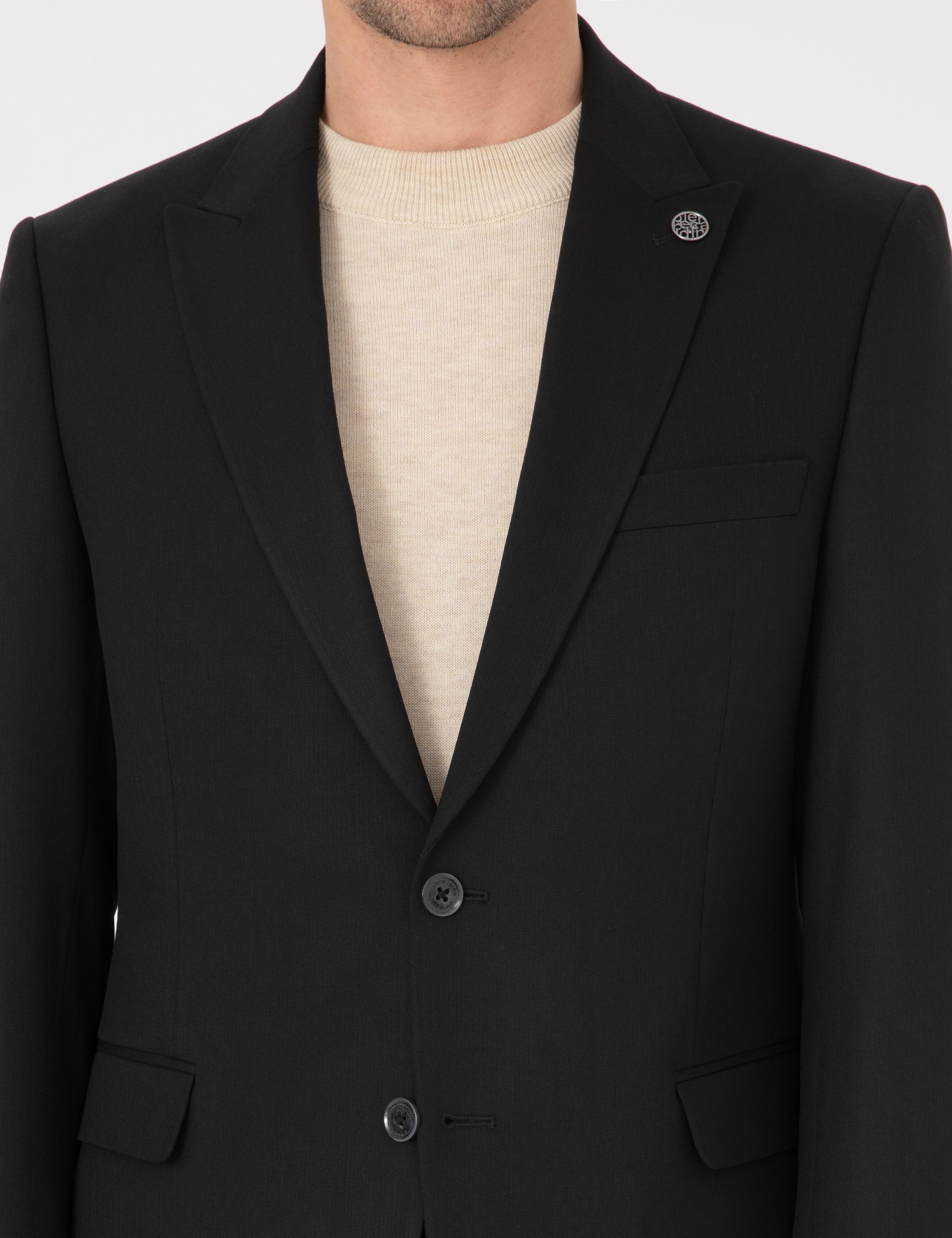 Siyah Slim Fit Takım Elbise