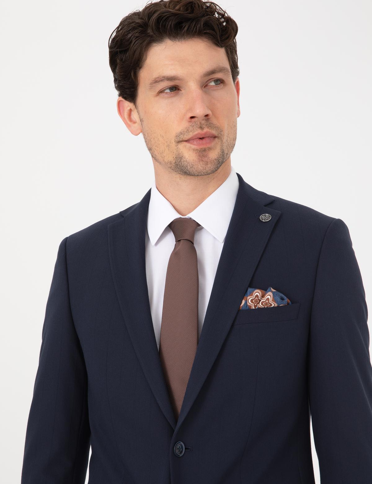 Lacivert Ex. Slim Fit Takım Elbise - 50324564056