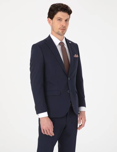 Lacivert Ex. Slim Fit Takım Elbise