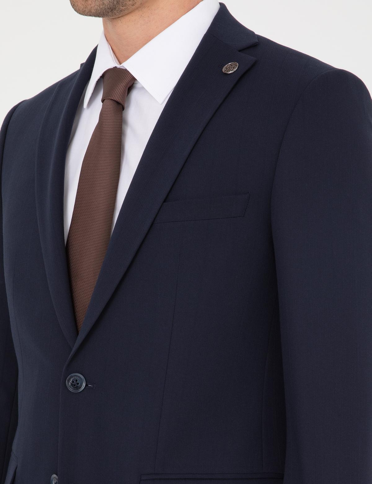 Lacivert Ex. Slim Fit Takım Elbise - 50324564056