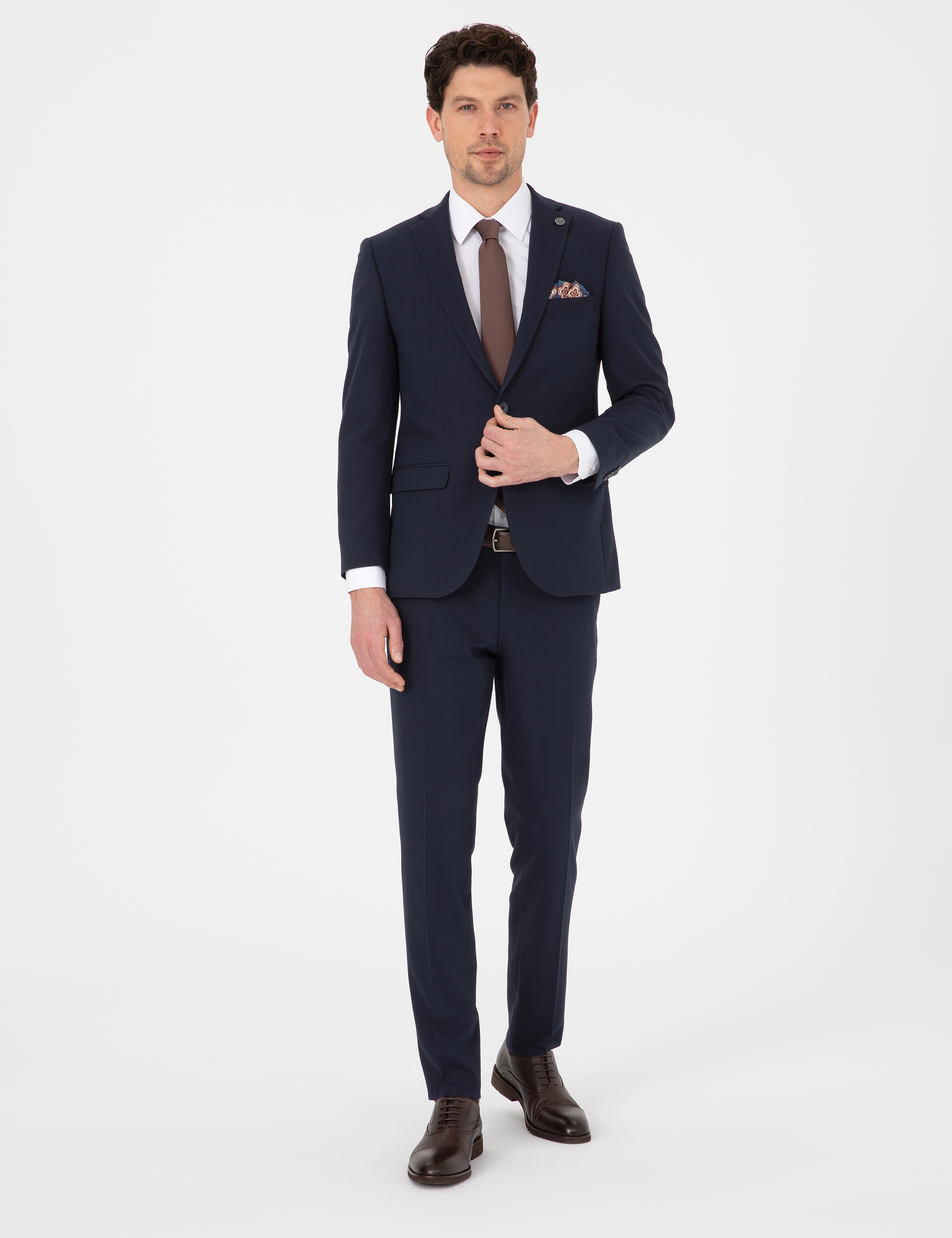Lacivert Extra Slim Fit Takım Elbise - Image 1