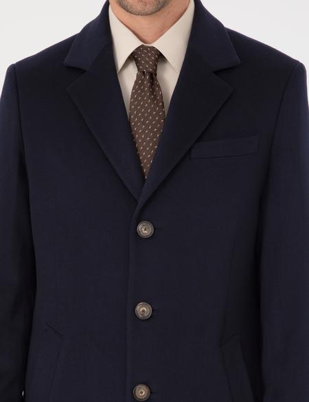 Lacivert Slim Fit Palto - 50318703003