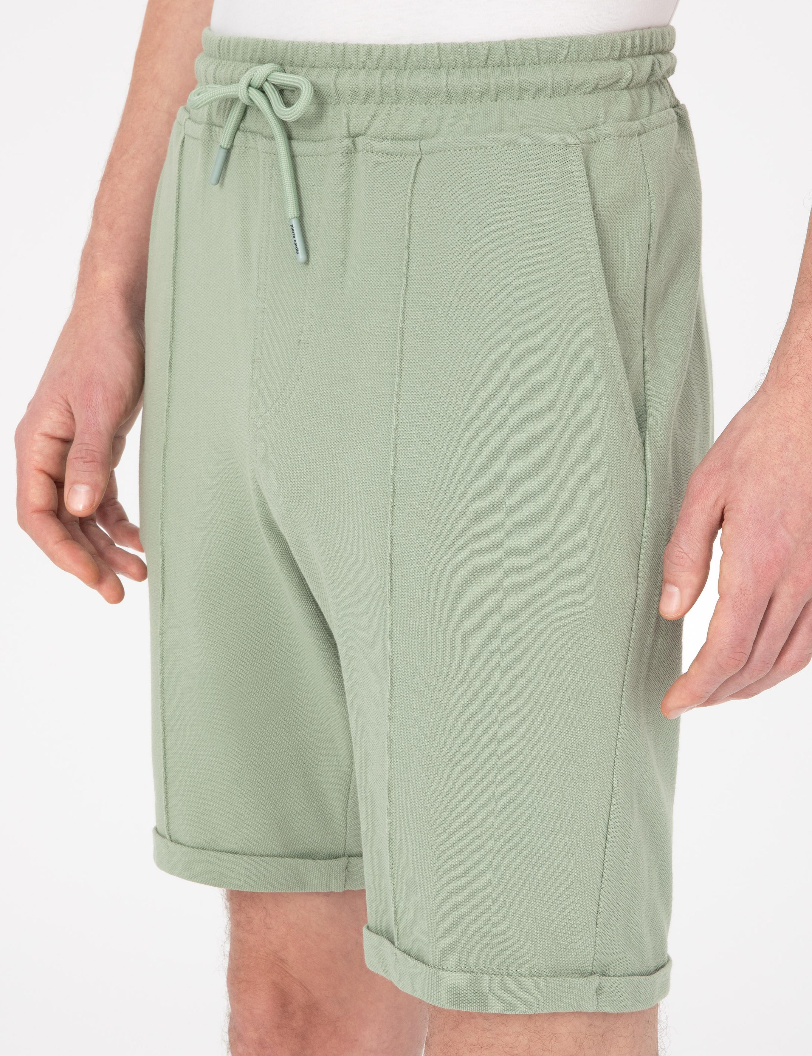 Açık Haki Regular Fit Örme Şort