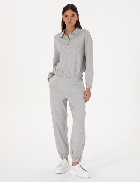 Gri Melanj Jogger Fit Eşofman Altı - 50309216005