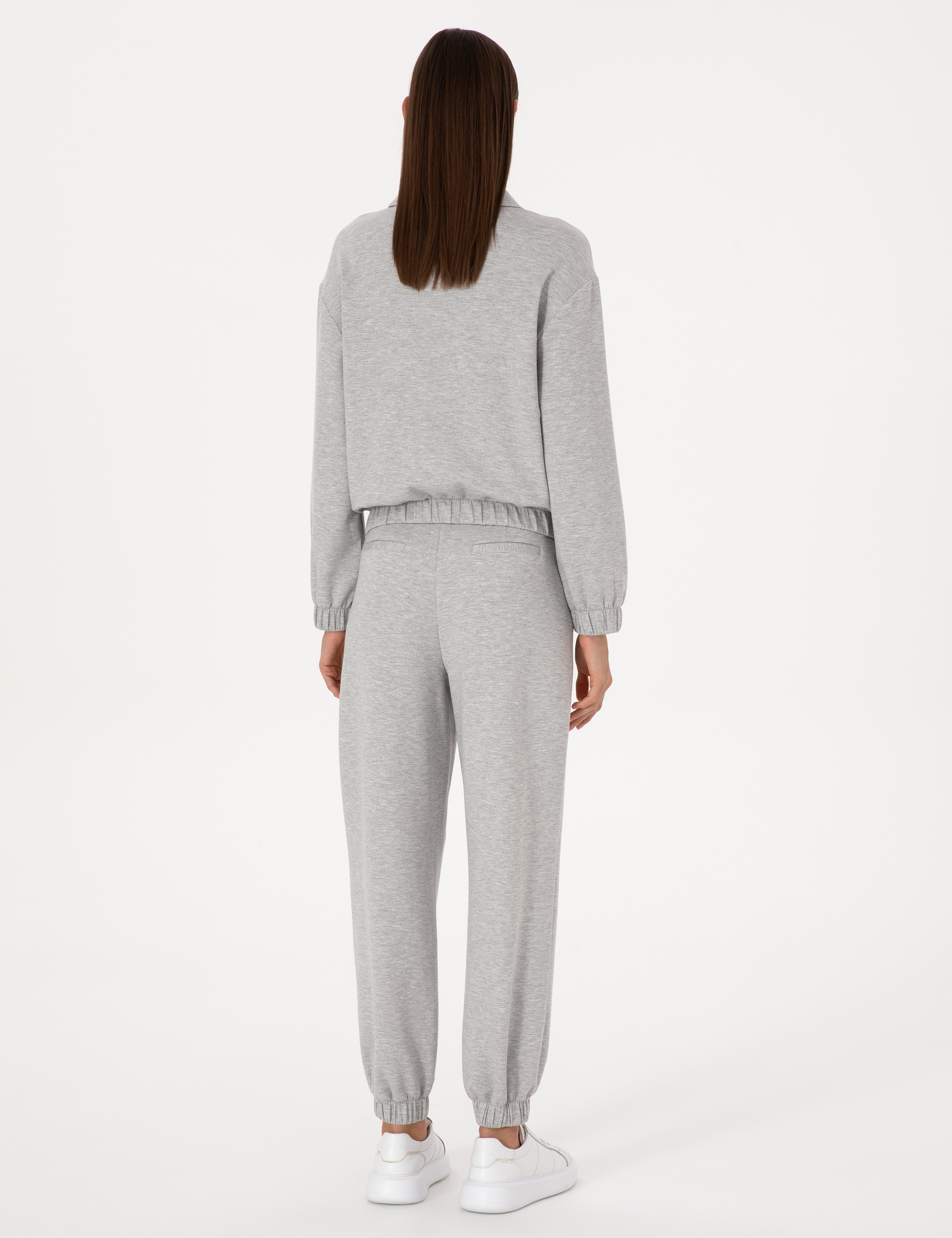 Gri Melanj Jogger Fit Eşofman Altı
