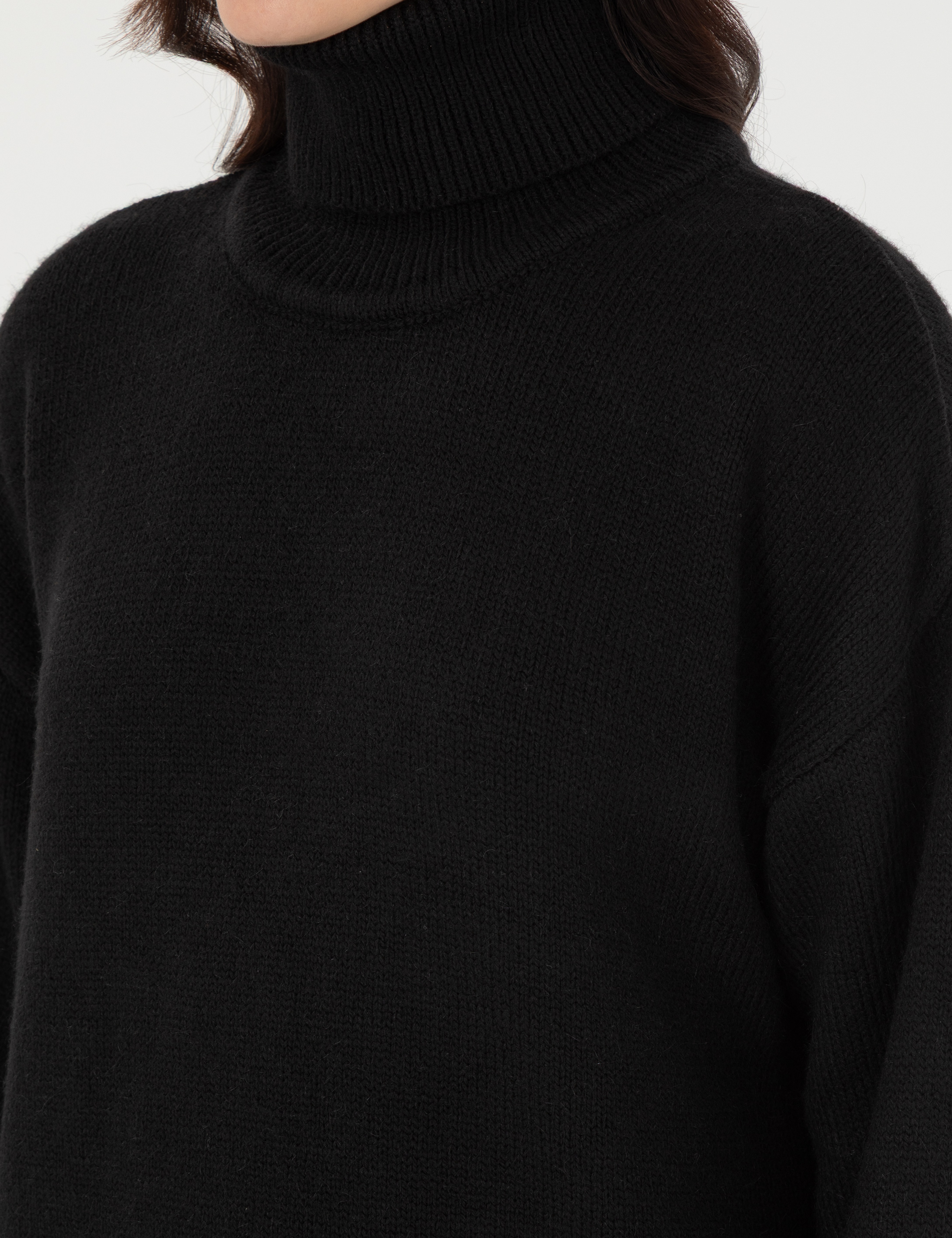 Siyah Oversize Kazak - Image 7