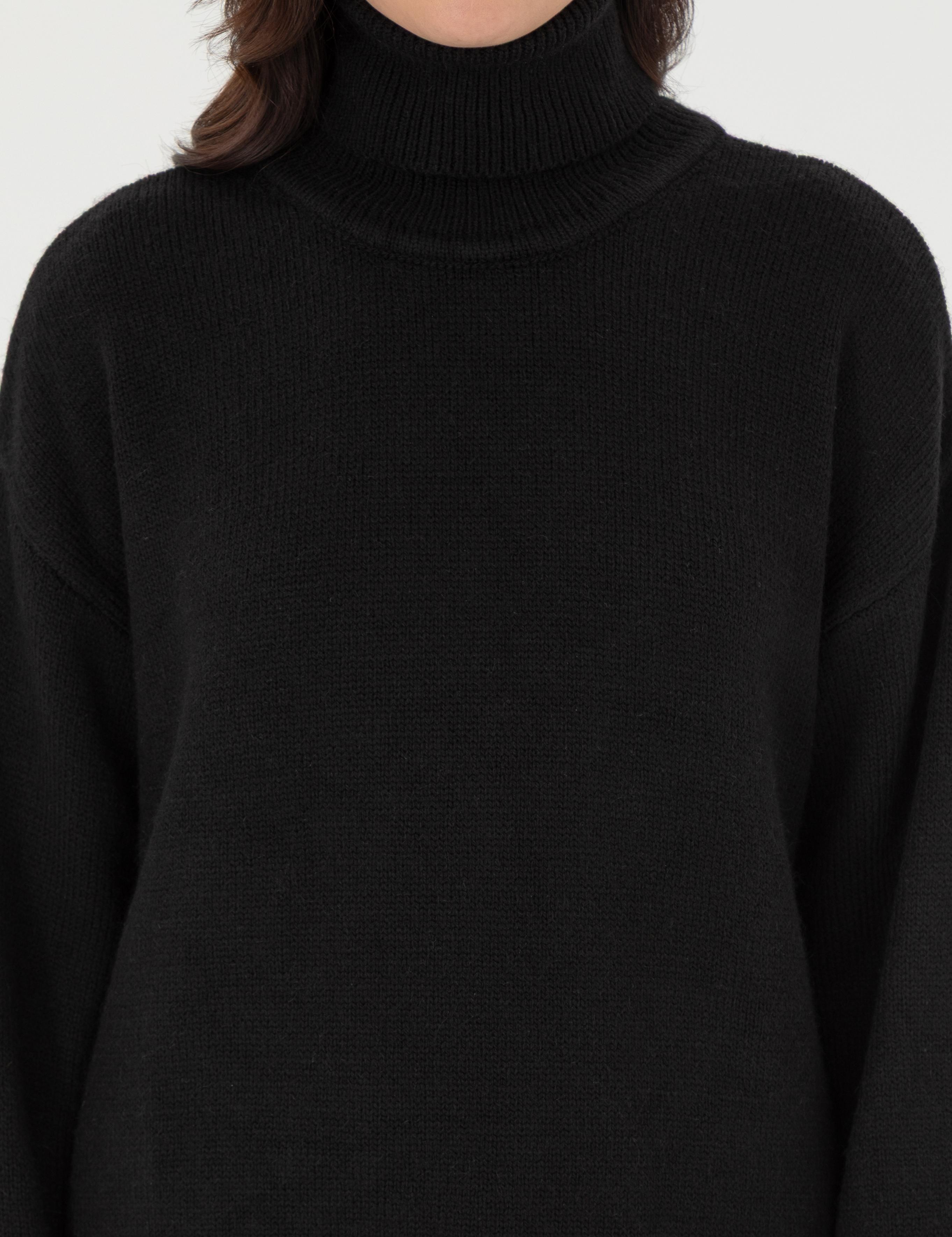 Siyah Oversize Kazak