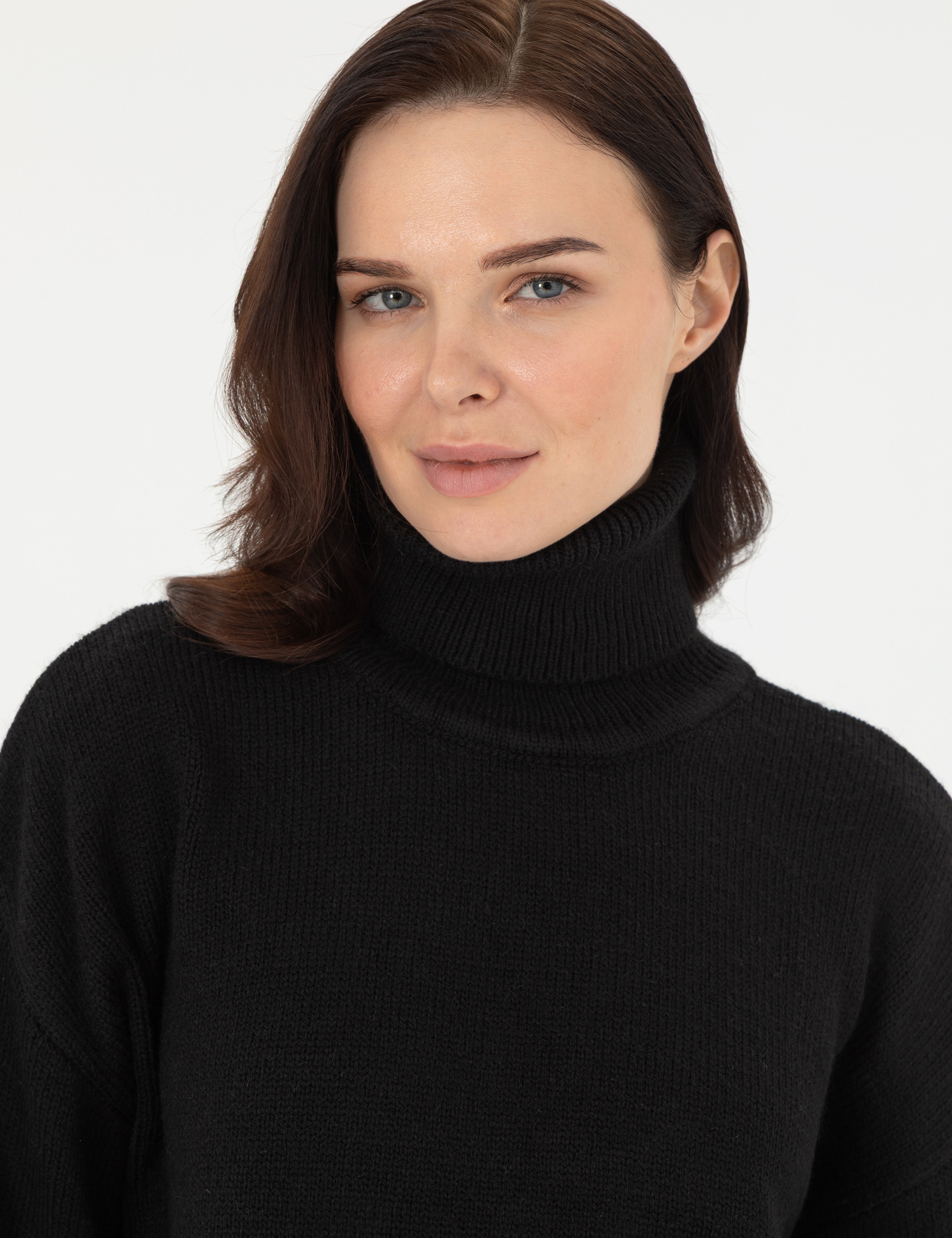 Siyah Oversize Kazak