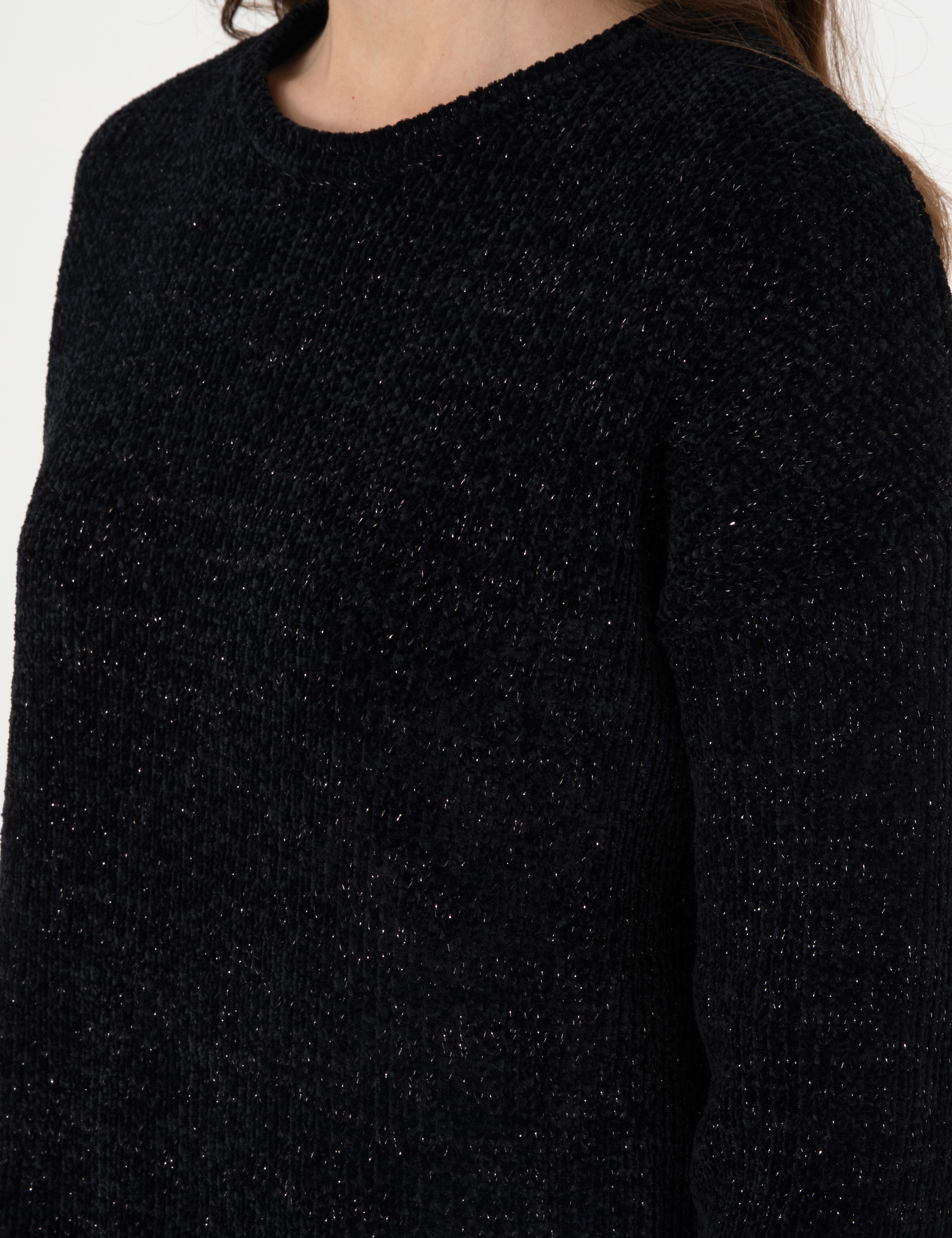 Siyah Oversize Kazak
