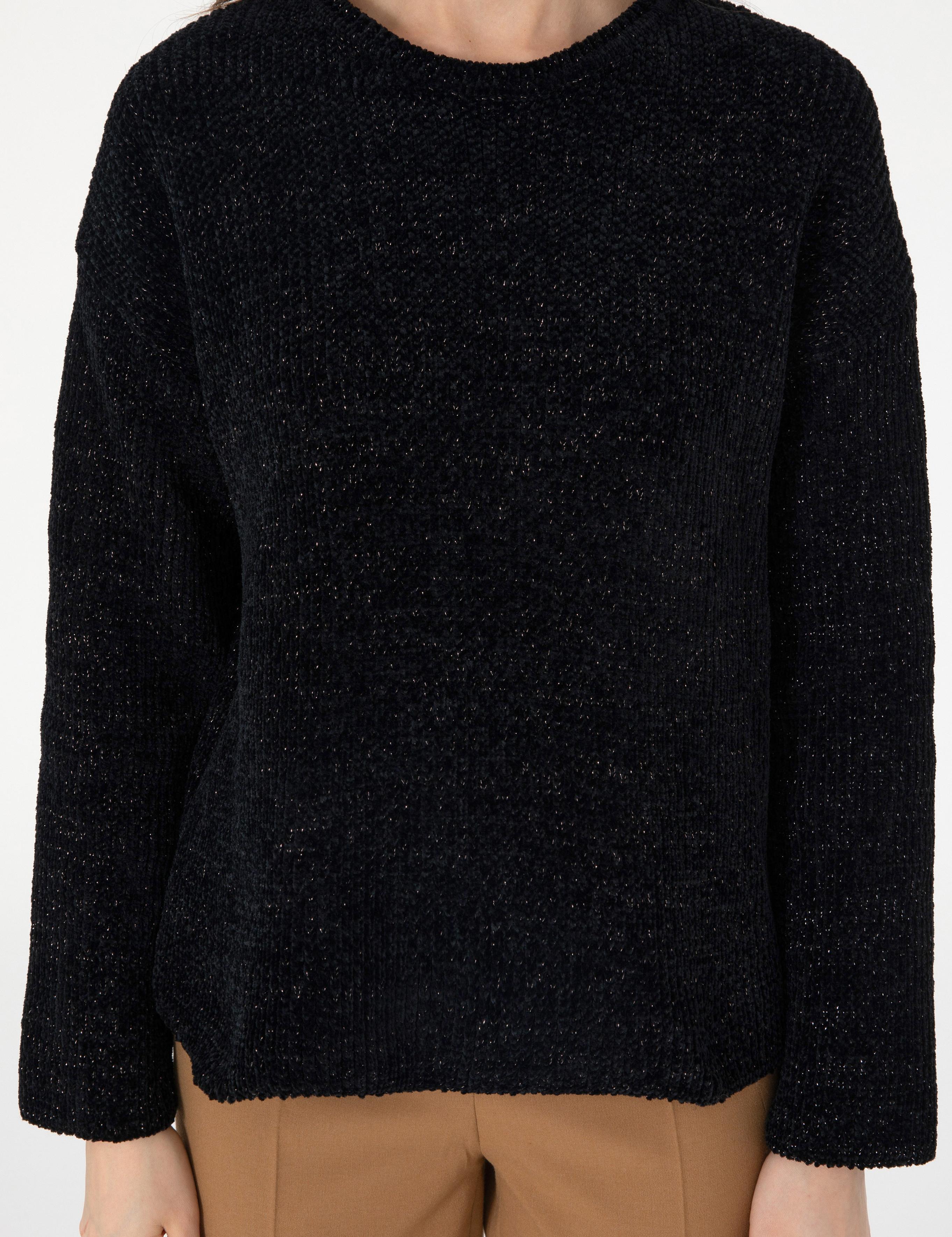 Siyah Oversize Kazak