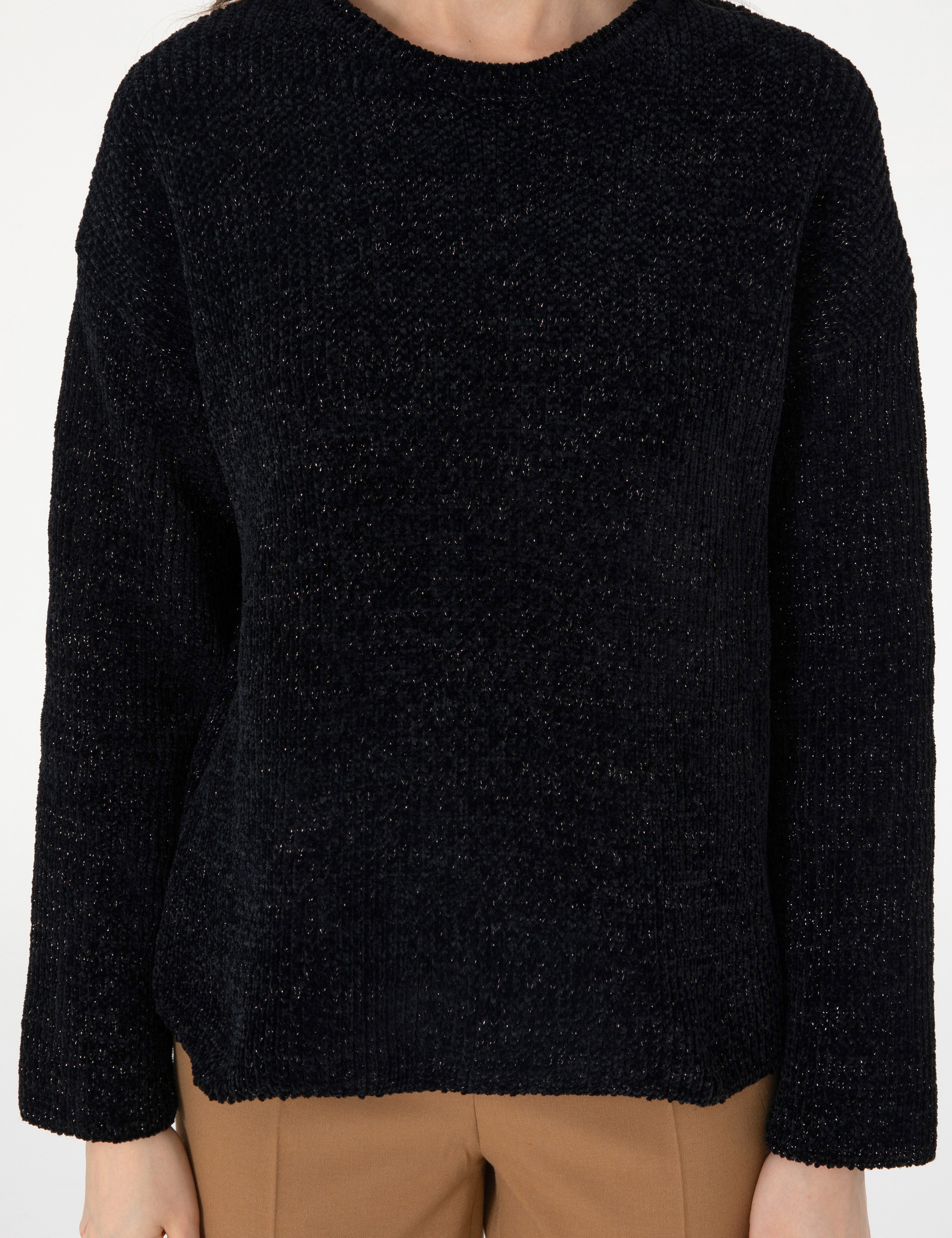Siyah Oversize Kazak - Image 6
