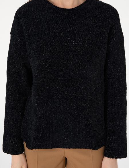 Siyah Oversize Kazak - 50290610010