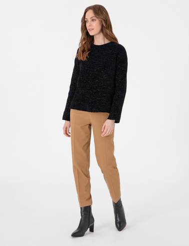 Siyah Oversize Kazak