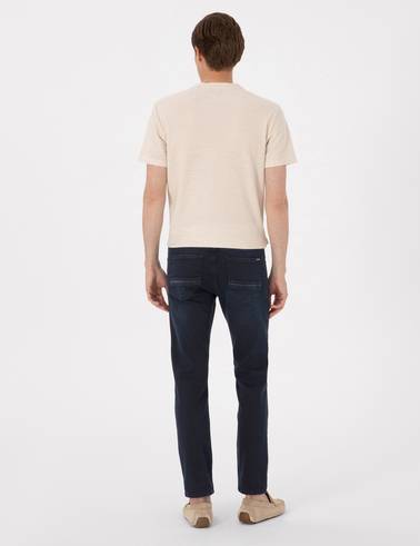 Koyu Lacivert Slim Fit Jean Pantolon